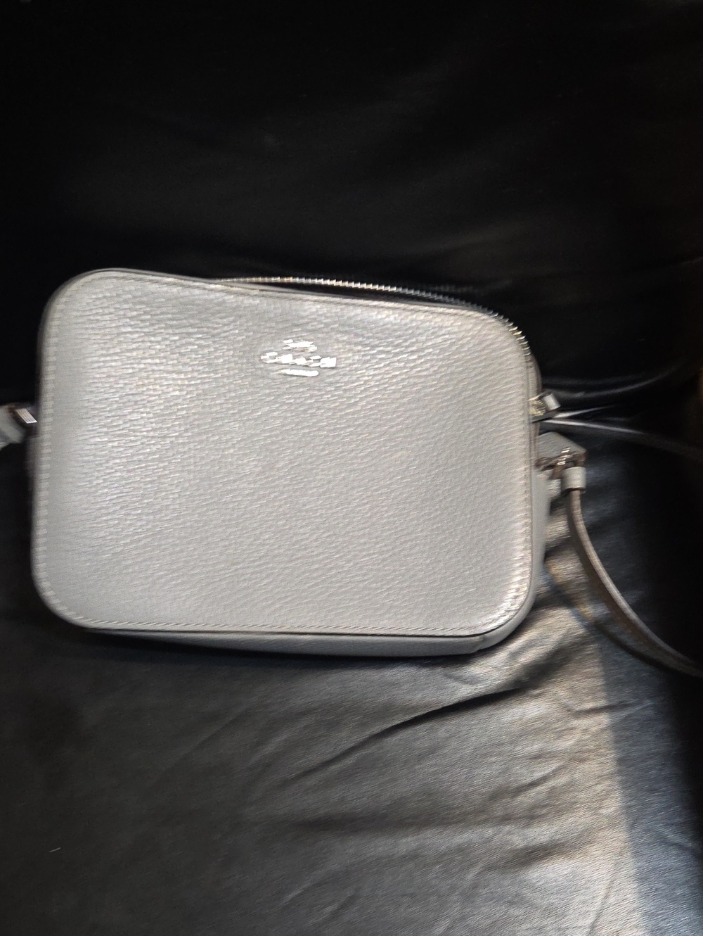Coach Mini Jamie Camera Bag Gray Crossbody